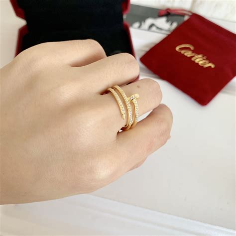 nail ring cartier|cartier juste un clou rings.